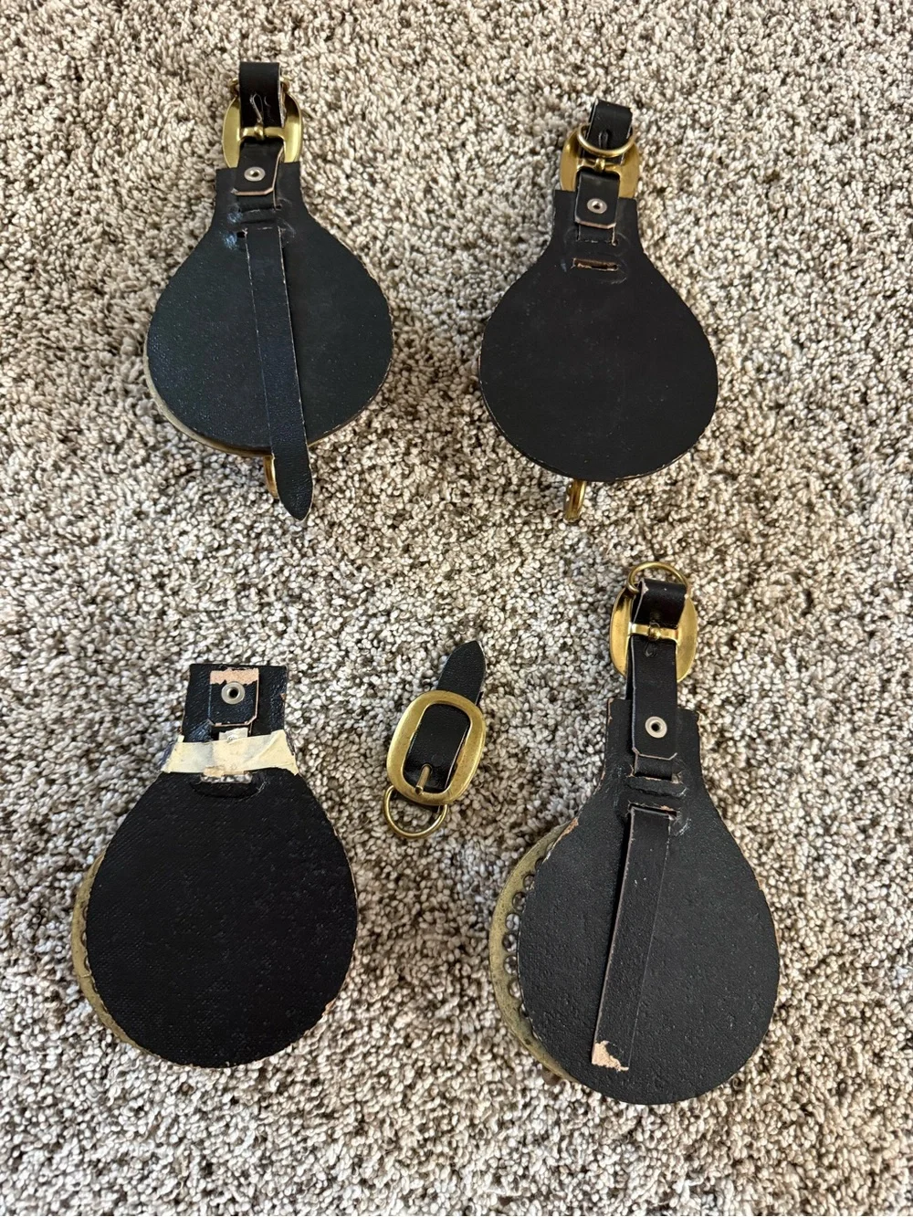 Big Brass Horse Medallions with Hooks